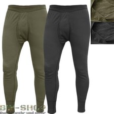 BWuM BUNDESWEHR UNTERHOSE WINTER MIT PLÜSCHFUTTER ARMY BW HOSE LANG GEFÜTTERT
