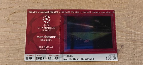 Ticket 2003 mailand vs - mailand,