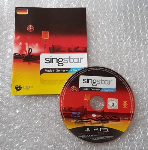 Singstar made germany - in, ps3