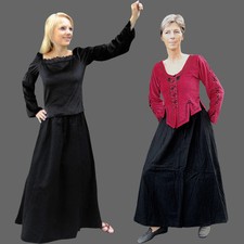 Langer Freizeit Rock mit