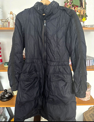 Damen steppmantel lang schwarz - damen,