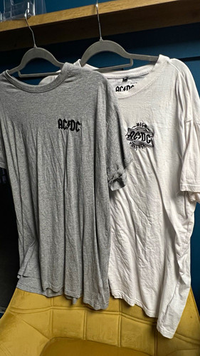 2er set shirts kurzarm - ac/dc,