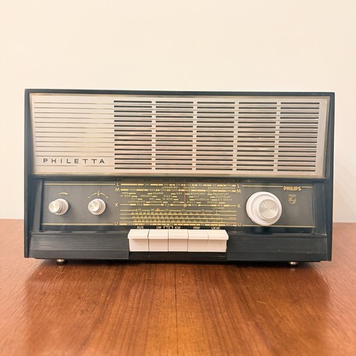 Vintage radio philips b2d53a - radio,
