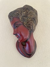 Wand Maske Achatit Mid Century