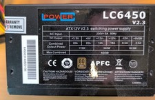 LC-Power Netzteil 450W LC6450 12cm (80+Bronze)