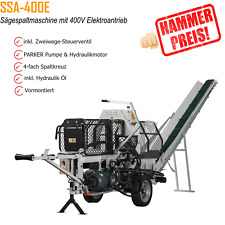 Lumag Sägespaltautomat SSA400E Holzspalter Sägespaltmaschine Elektro🔥