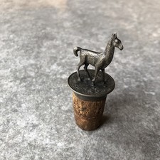 Korken Flaschenkorken Zierkorken Messing Bronze  Alpaka Lama Antik 