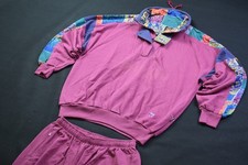 Athlet Trainings Anzug Vintage Track Jump Suit Jogging Sport 80er 90er Party 44