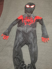 Spiderman Kostüm Verkleidung  Kinder Fasching Gr.150 Schwarz/Rot Gebraucht