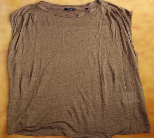 Opus shirt 100 leinen braun - opus,