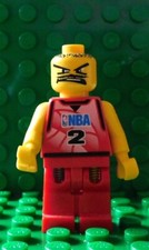 Lego nba028 - Mini Figur  -  Basketball - NBA Spieler  Nummer 2