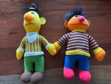 Original Plüsch Ernie und Bert Sesamstraße Pluschfigur Kuscheltier Stofftiert