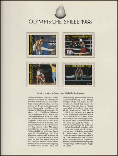 Olympische spiele 1988 - olympische, seoul