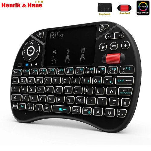 Rii mini kabellos funk - rii, x8