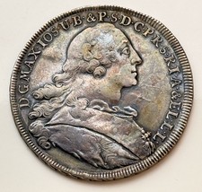 Bayern 1 Taler 1759 Maximilian III Joseph 1745 - 1777 Hahn.306
