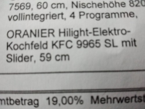 Elektrokochfeld marke oranier - elektrokochfeld,