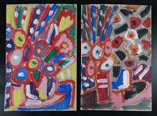 2x Ölgemälde Miklos Nemeth