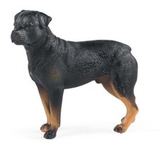 Rottweiler Dog Animal Toy PVC