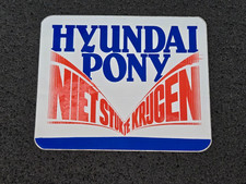 HYUNDAI PONY ➔ Sticker / Aufkleber ➔ *aus Sammlung* 274