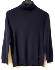 NEU m. Etikett! RK-Pullover 100% Kaschmir Langarm D-Blau Gr. 38/40