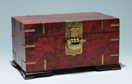 Schatulle kassette aus holz - kassette,