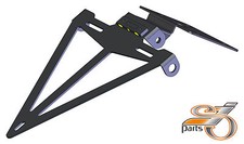 YAMAHA YZF-R6, R6, Bj. 03-05 Kennzeichenhalter 