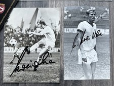 2x Original Autogrammfoto