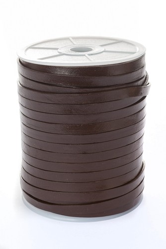 Lederband flach 1 5 mm - 7,