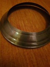 Rosette, Blende, Abdeckung, Verkleidung, Abgasrohr Ofen oder Heizung, Metall!