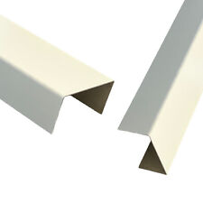 Alu U-Profil RAL9016 Verkehrsweiß 1,0mm Aluminium Kantenschutz Winkelprofil