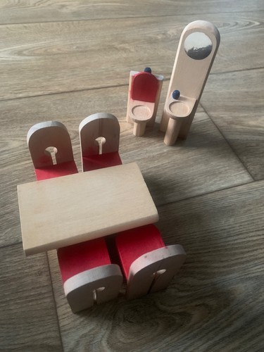 Puppenhausmöbel tisch mit 4 - -tisch,