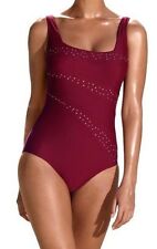 Schicker BADEANZUG bordeaux-weinrot OPTIMIZER 36 oder 38 Cup B NEU