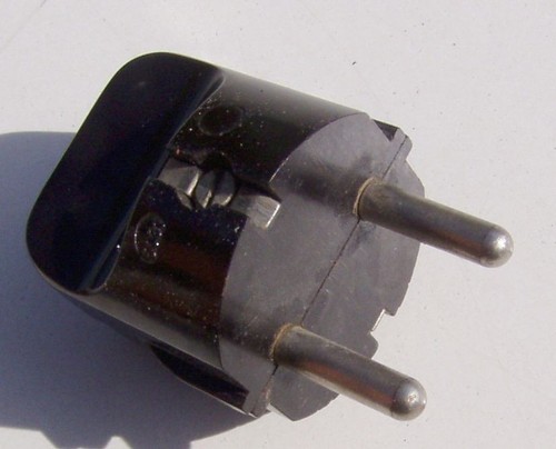 Alter stecker bakelit - alter,