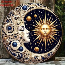 L*NEU* Holz Tafel Schild Sonne