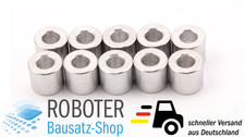 10x Aluminium Distanzhülse