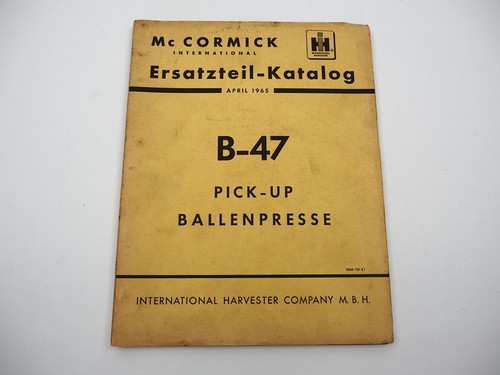 Original ihc cormick 47 - mc, b-47