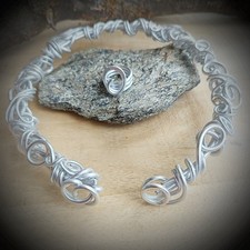 Halsreif Collier Ring silber