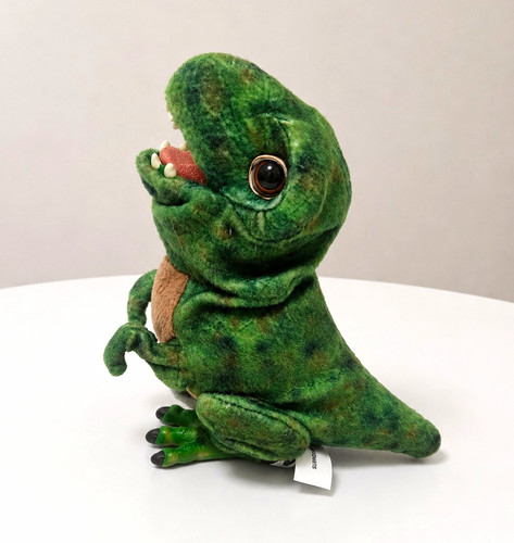 Grünes dinosaurier stoff - grünes,