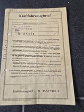 Ford Taunus 26M 108 PS 1968 Fahrzeugschein Sammlung 42