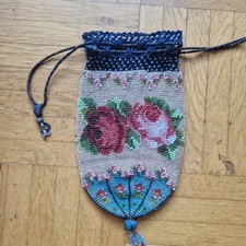 Antiker Glasperlen Beutel