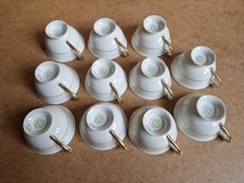 11 x Antike Hutschenreuther Hohenberg Teetassen Teacup Bavaria 22459