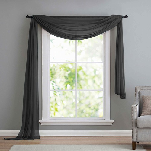 Voile querbehang - voile,