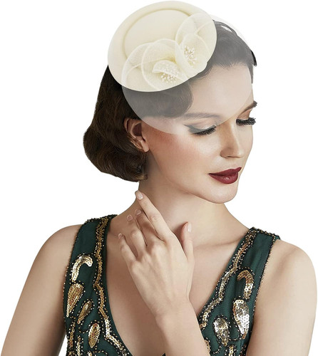 Fascinator hüte 20er 50er - fascinator,