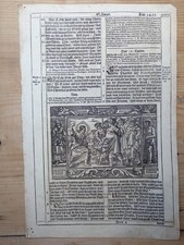 Alte Buchseiten Bibel von 1643