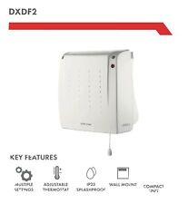 BADEZIMMERKÜCHE 2KW ABLAUFWANDMONTAGE LÜFTERHEIZUNG MIT ZUZIEHSCHNUR.