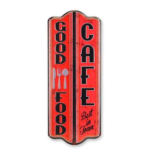 Blechschild cafe coffee - "cafe",