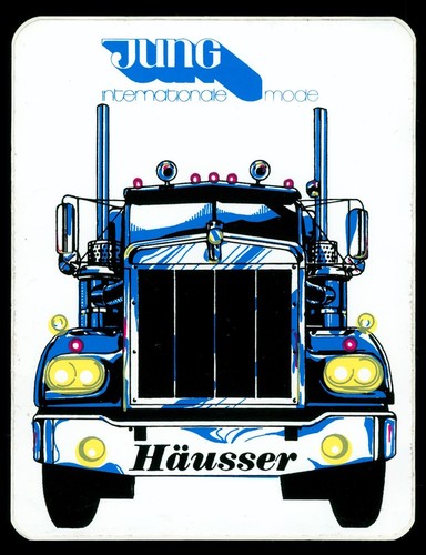 Werbe aufkleber truck - werbe,