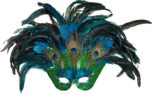 Paradiesvogel pfau maske - paradiesvogel,