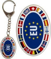 Aufkleber Europa mit Flaggen