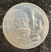 10 DM Gedenkmünze, 1988, F, Carl Zeiss 1816 - 1888, Silber